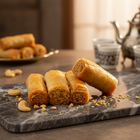 Baklawa-Rollen 
